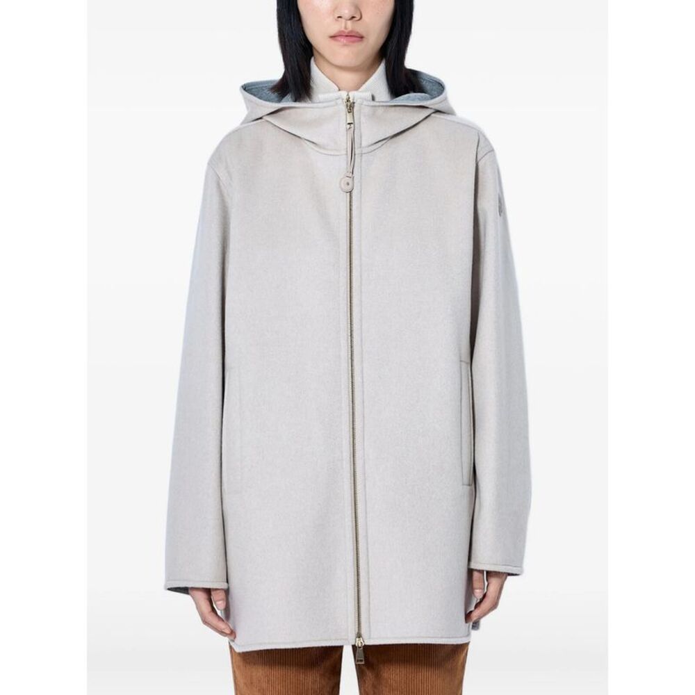 Moncler Neutrals Jackets - Oversized Jackets Women